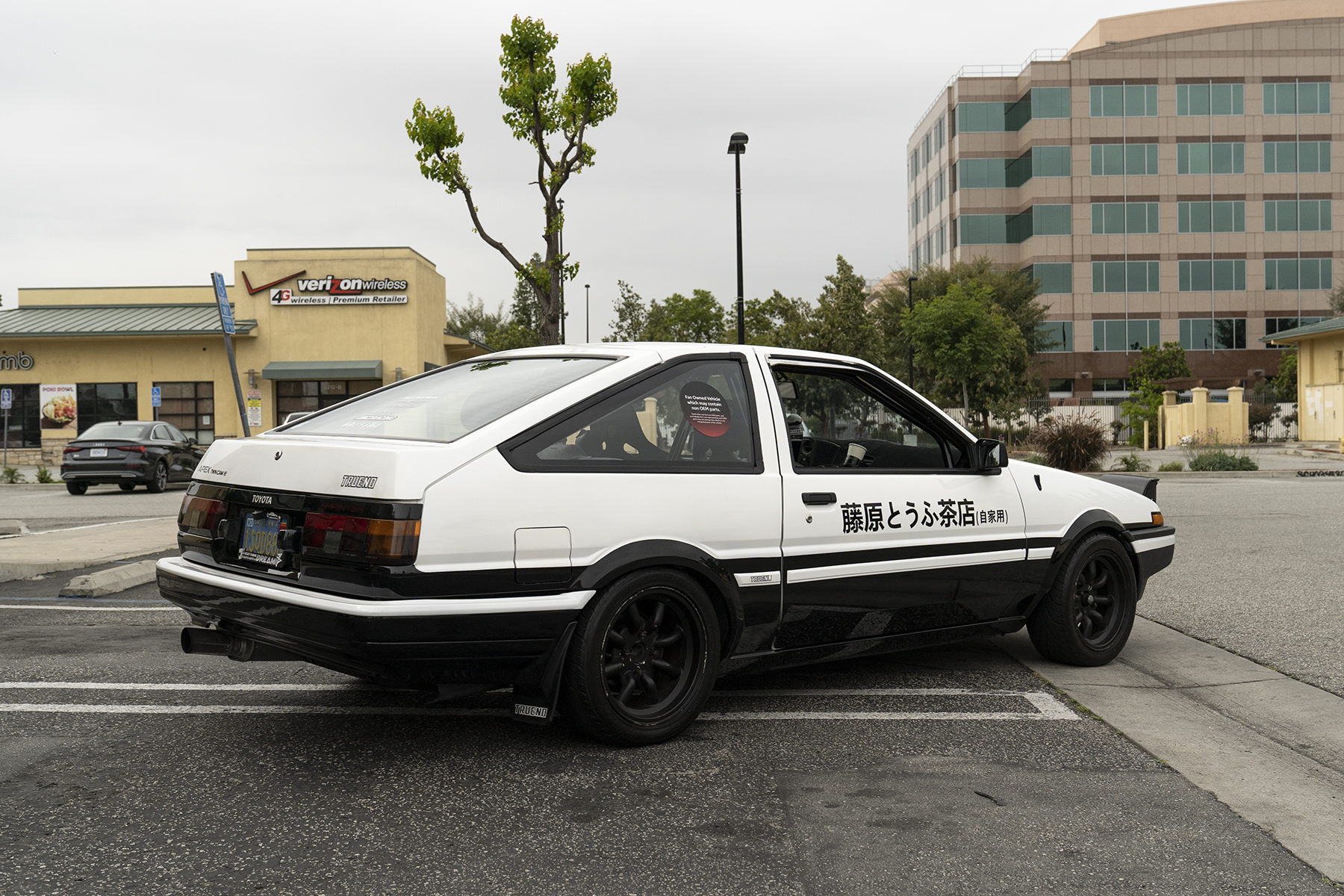 Vincent Chan's Initial D Inspired Corolla SR5 Fujiwara Tofu Shop Cafe AE86 Panda