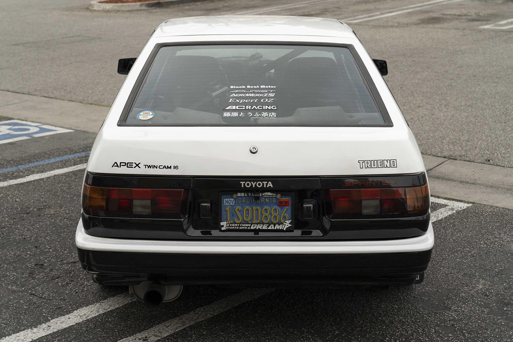 Vincent Chan's Initial D Inspired Corolla SR5 Fujiwara Tofu Shop Cafe AE86 Panda