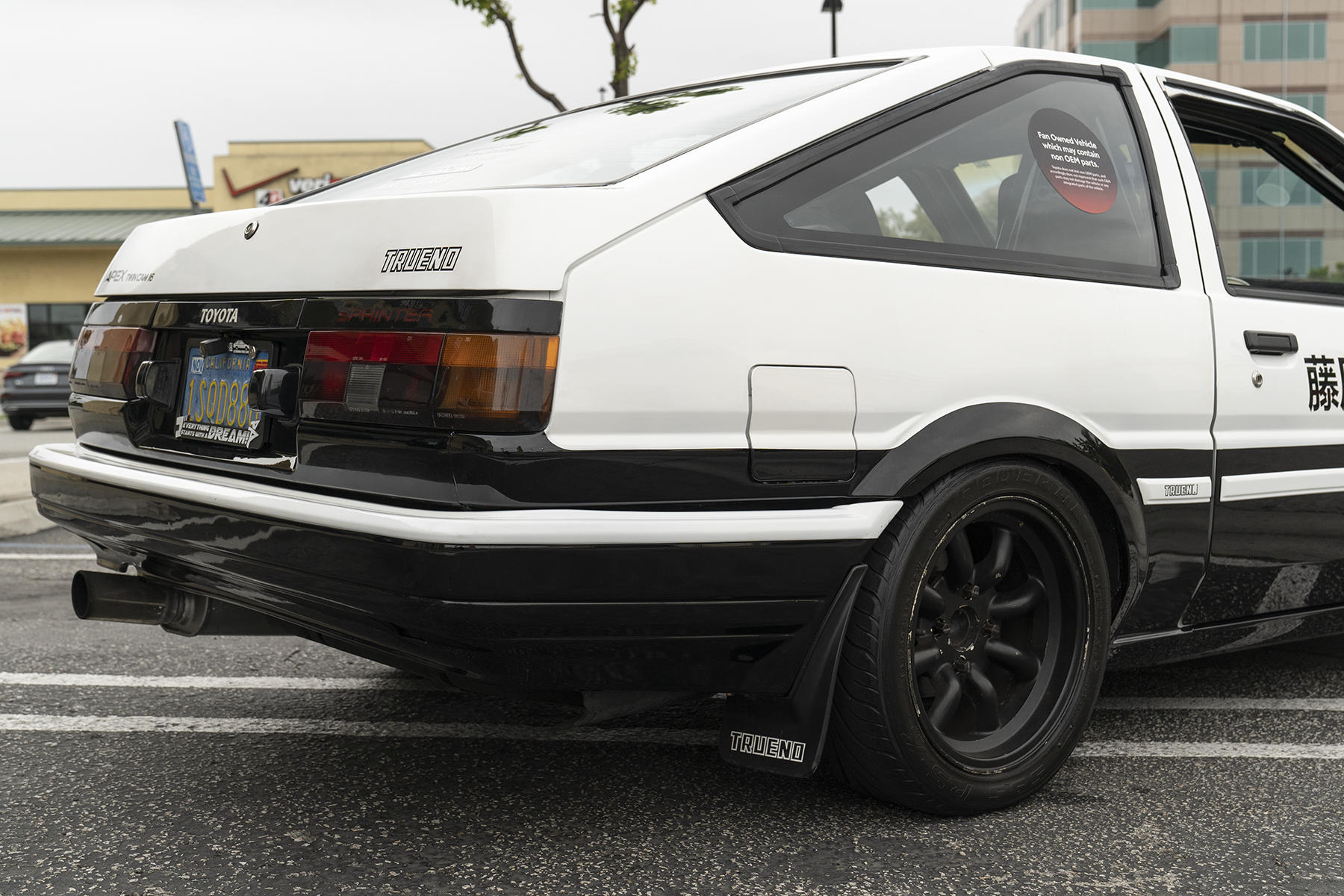 Vincent Chan's Initial D Inspired Corolla SR5 Fujiwara Tofu Shop Cafe AE86 Panda