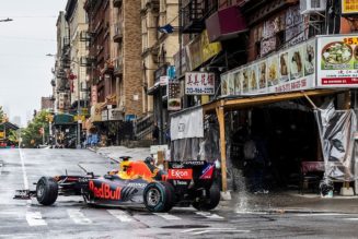 Formula 1’s Sergio Perez Takes His Red Bull on a Road Trip From NYC to Miami