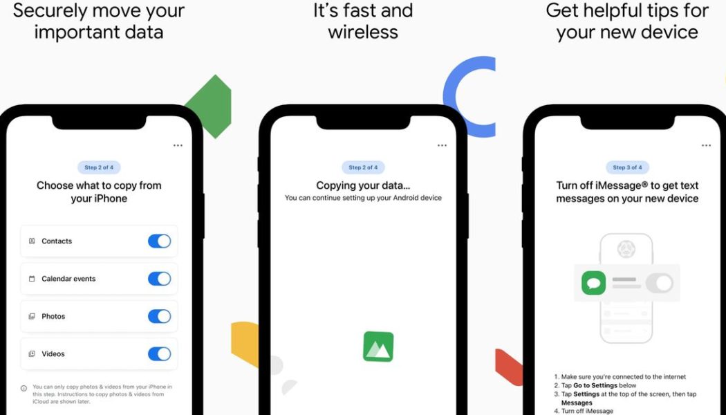 Google’s iPhone app for wirelessly switching to Android will be ready for Pixel owners in a few weeks