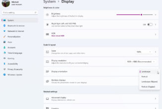 How to flip your monitor from landscape to portrait