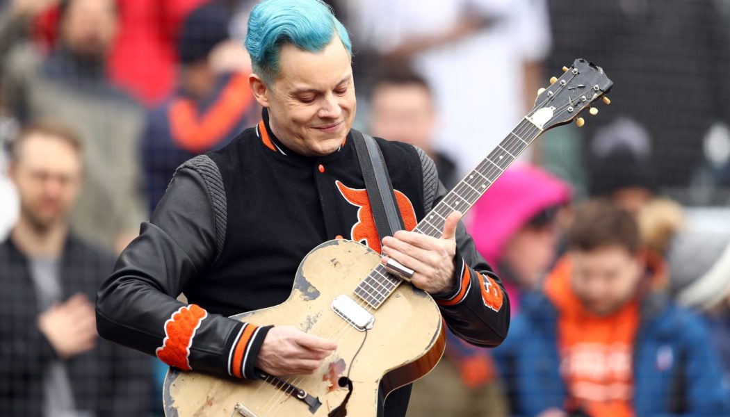 Jack White Performs the National Anthem at Detroit Tigers’ Opening Day