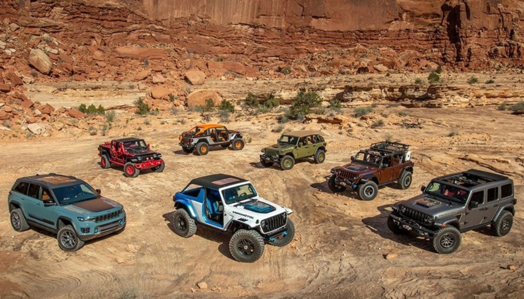 Jeep Unveils Seven New Electric Wrangler Magneto 2.0 Concepts