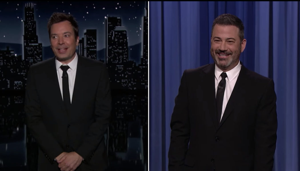 Jimmy Fallon and Jimmy Kimmel Trade Shows for April Fools’ Day: Watch