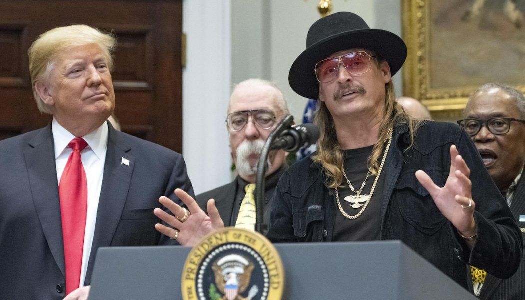 Kid Rock Opens Tour with Video Message from Donald Trump