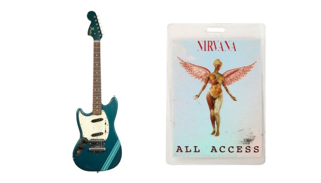 Kurt Cobain’s Fender Mustang Guitar From the “Smells Like Teen Spirit” Music Video Goes to Auction