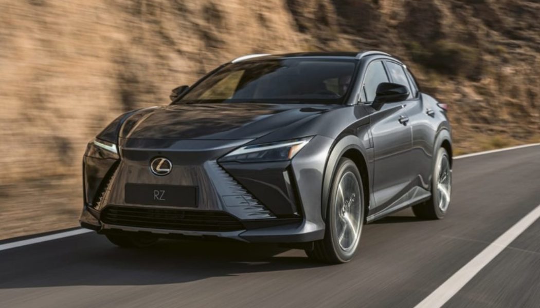 Lexus Unveils the 2023 RZ 450e Electric SUV