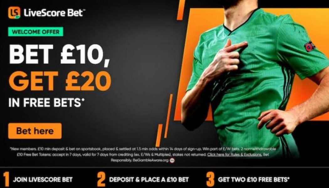 LiveScore Bet Atletico Madrid vs Manchester City Betting Offers | £20 Champions League Free Bet