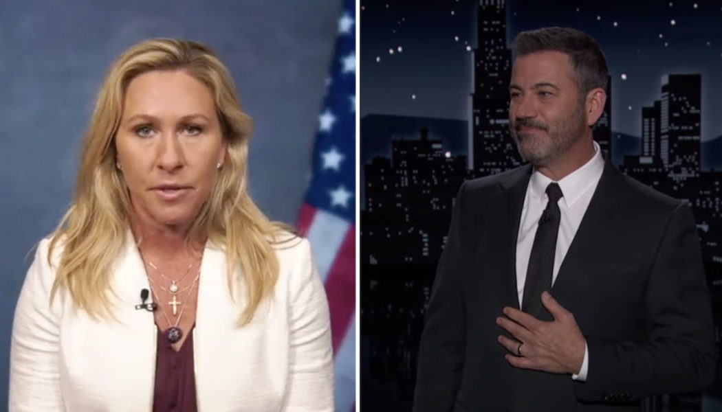 Marjorie Taylor Greene Reports Jimmy Kimmel to Capitol Police for Will Smith Joke