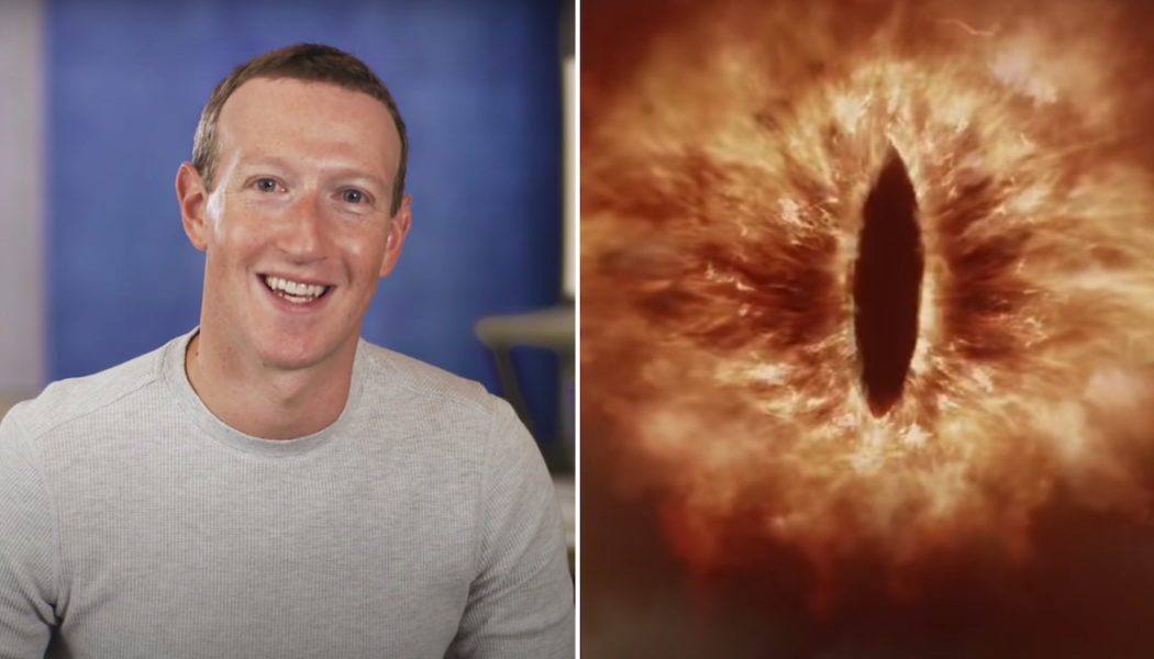 Mark Zuckerberg Says Meta Employees “Lovingly” Refer to Him as “The Eye of Sauron”