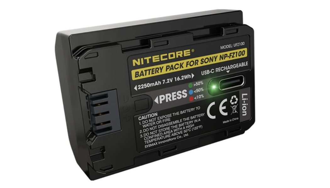 Nitecore’s New Sony Camera Battery Comes With Its Own USB-C Charging Port