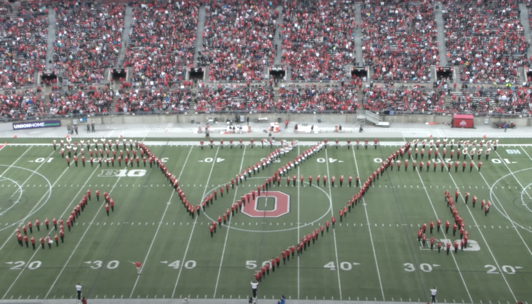 Ohio State University Honors Van Halen During Spring Game Halftime Performance