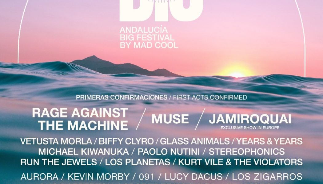 Rage Against the Machine, Muse, and Jamiroquai to Headline Inaugural Andalucia Big Festival