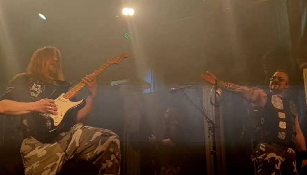 SABATON Rejoined By Former Guitarist THOBBE ENGLUND At Hometown Concert (Video)