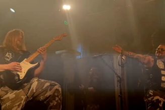 SABATON Rejoined By Former Guitarist THOBBE ENGLUND At Hometown Concert (Video)