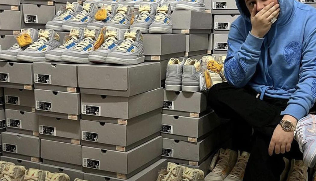 Sneaker Reseller Benjamin Kicks Flaunts Dozens Of Pairs of “Union” Air Jordan 2’s, Backdoor Shenanigans?