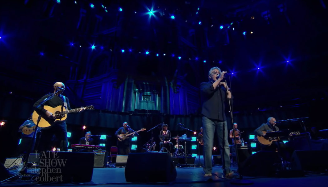 The Who Perform Orchestral Version of “Behind Blue Eyes” on Colbert: Watch