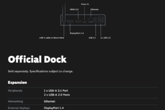 Valve upgrades its Steam Deck dock ahead of release, but we still don’t know how much it costs