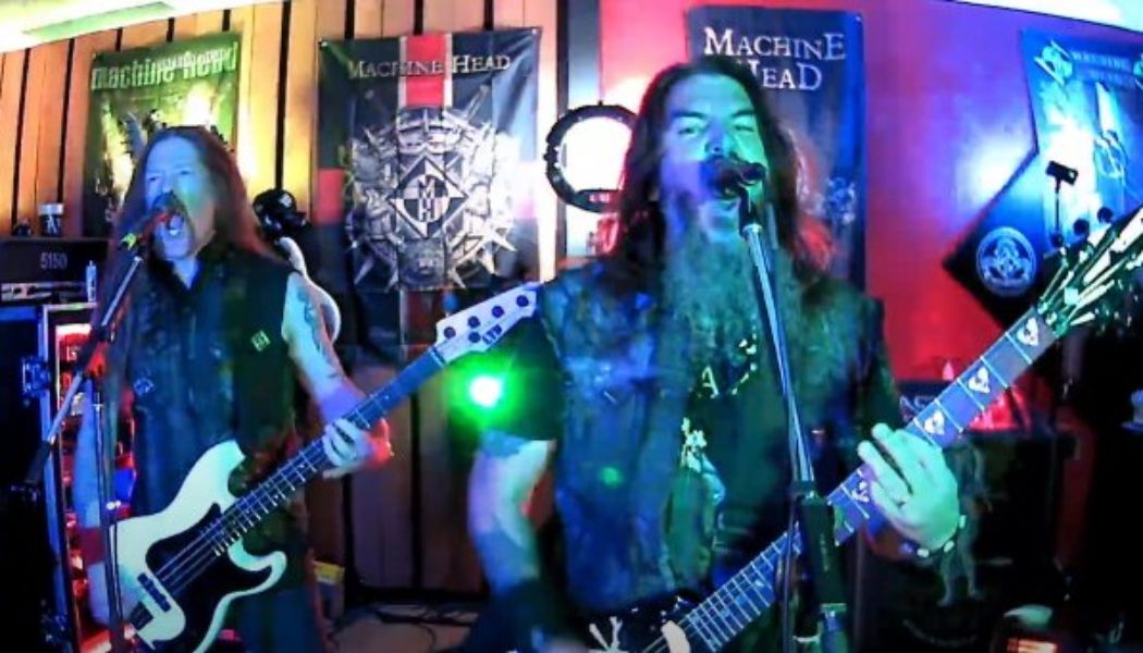 Watch: MACHINE HEAD’s ROBB FLYNN and JARED MACEACHERN Perform ‘Choke On The Ashes Of Your Hate’ Live For First Time