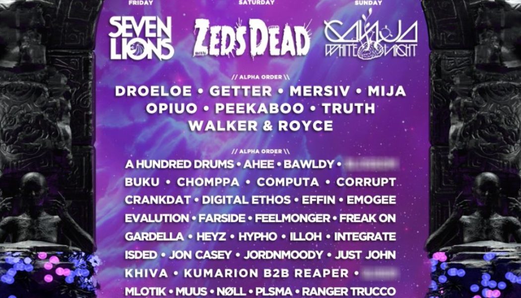 Zeds Dead, Seven Lions, Ganja White Night to Headline Interstellar Music Festival 2022