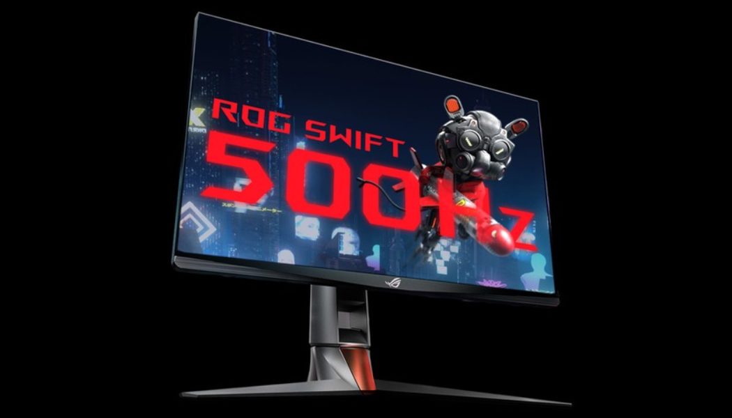 ASUS’ ROG Swift Is a 500 Hz Monitor Designed for Fast-Paced Action Games