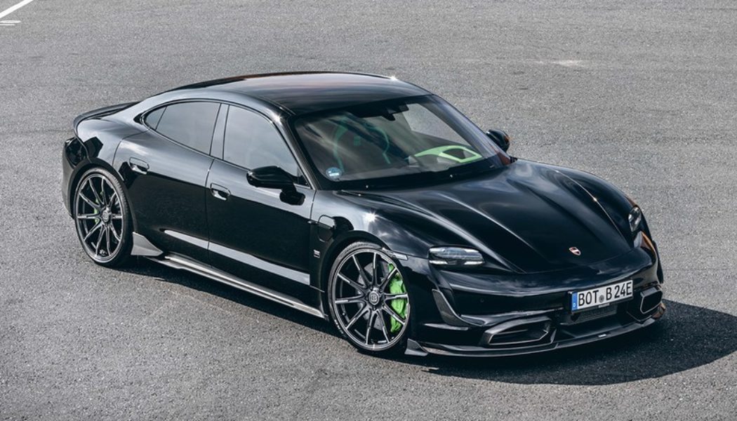 Brabus Goes Carbon Mad on the Porsche Taycan Turbo S