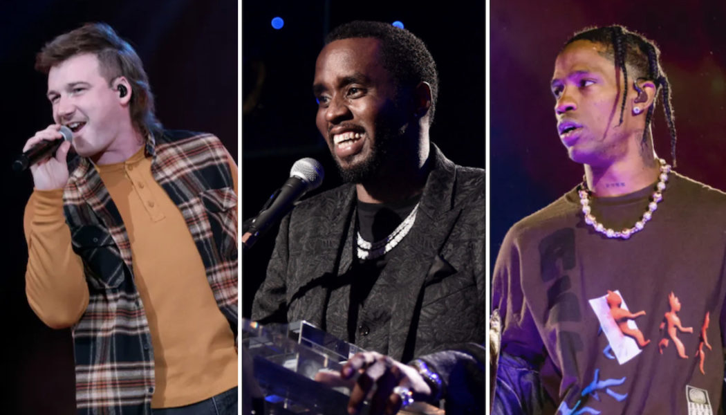 Diddy Says He’s “Un-canceling the Canceled” with Morgan Wallen and Travis Scott BBMAs Performances