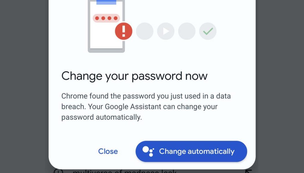 Google Assistant’s automatic password updater gets wider rollout