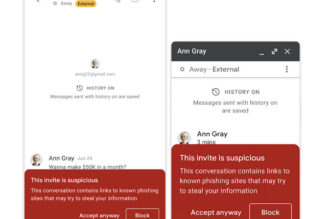 Google Chat adds warning banners to protect against phishing attacks