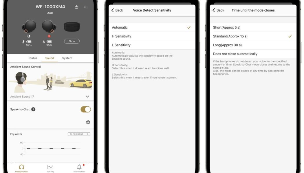 How to use the helpful Speak to Chat feature on Sony headphones and earbuds