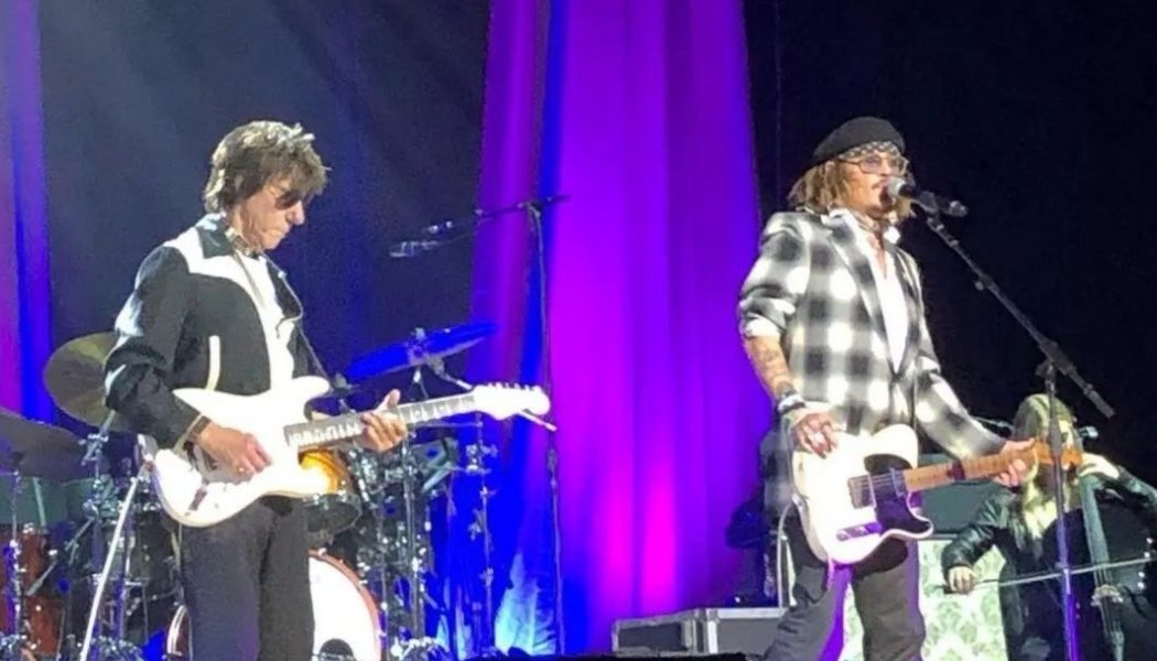 Johnny Depp Rocks Out with Jeff Beck As Jury Deliberates Defamation Case