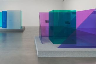 Larry Bell Presents a New Set of Glass Sculptures at Hauser & Wirth