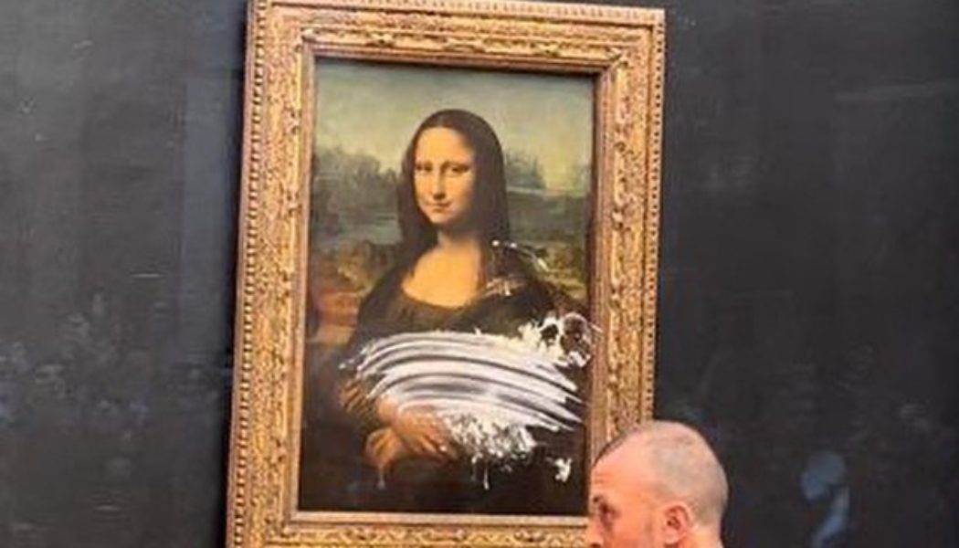 ‘Mona Lisa’ Gets Smeared With Cake By Man Disguised as Old Woman