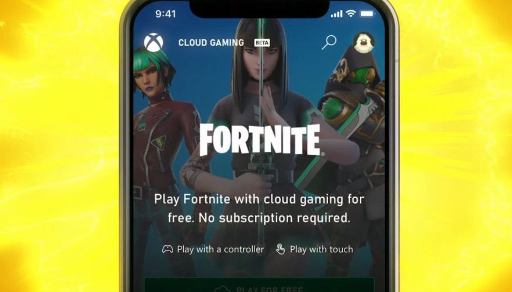 Now you can play Fortnite on your iPhone or Android for free with Xbox Cloud Gaming