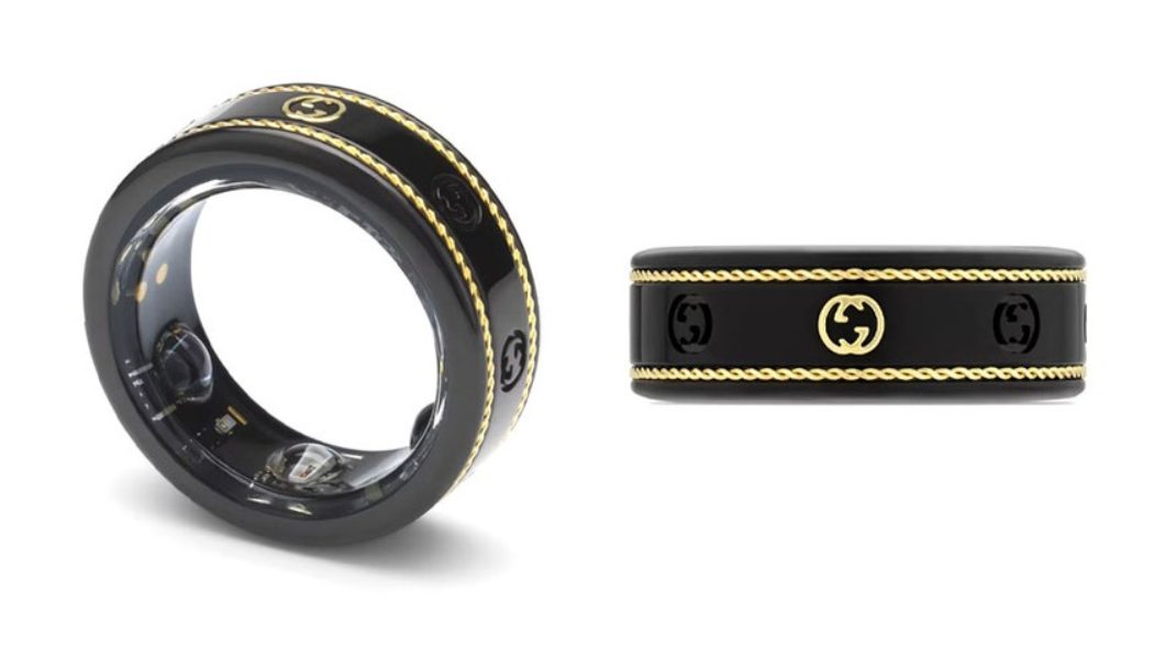 Oura and Gucci Craft an 18-Carat Gold Smart Ring