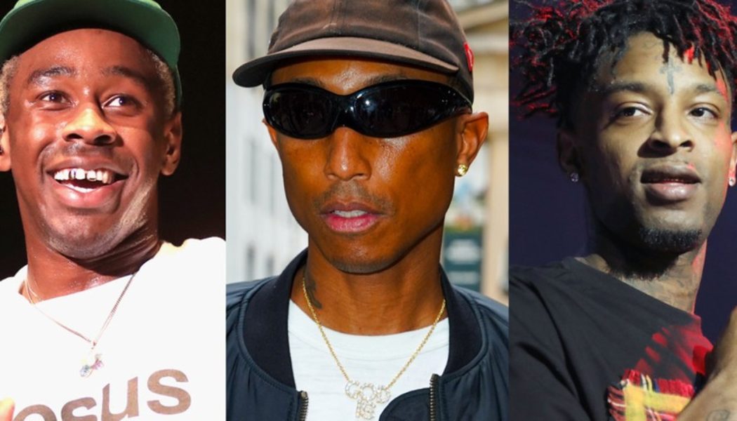 Pharrell Announces Tyler, the Creator and 21 Savage Collaboration