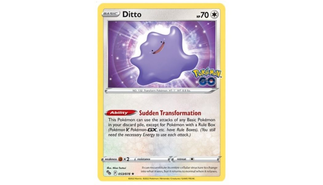 ‘Pokémon GO’ TCG Expansion Pack Will Include Hidden Ditto, Legendary Bird Trio and More