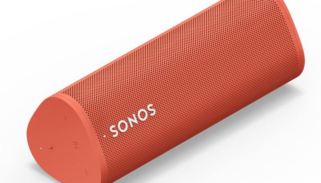 Sonos Roam leak shows off new colors for the portable speaker: light blue, olive, and red