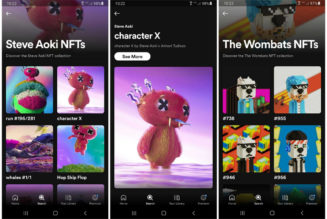 Spotify experiments with musician NFT galleries