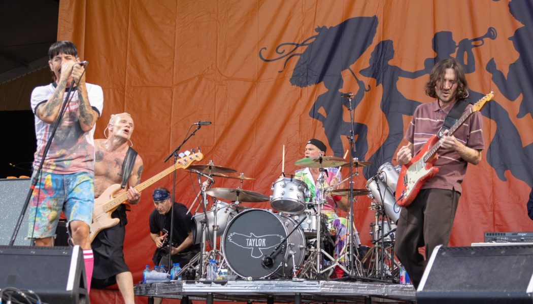 Subbing for Foo Fighters, Red Hot Chili Peppers Salute Taylor Hawkins at New Orleans Jazz Fest