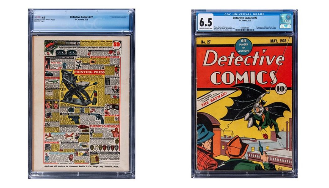 This 1939 ‘Detective Comics’ Issue #27 Has Already Received a $900,000 USD Bid