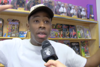 Tyler, The Creator & Nardwuar the Human Serviette Kick It At Beat Street In Vancouver