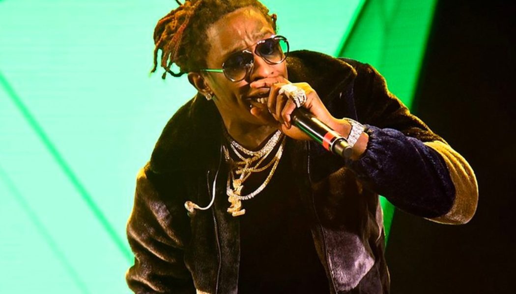 Young Thug’s Lyrics Will Be Used as Evidence in Gang Indictment