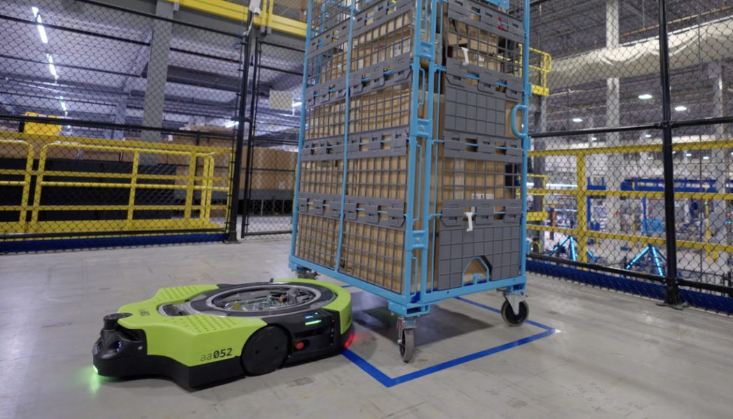 Amazon announces its first fully autonomous mobile warehouse robot