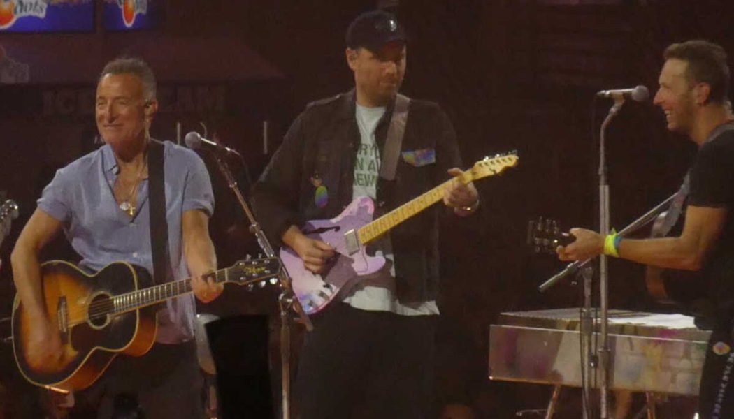 Bruce Springsteen Joins Coldplay for Two Songs in New Jersey