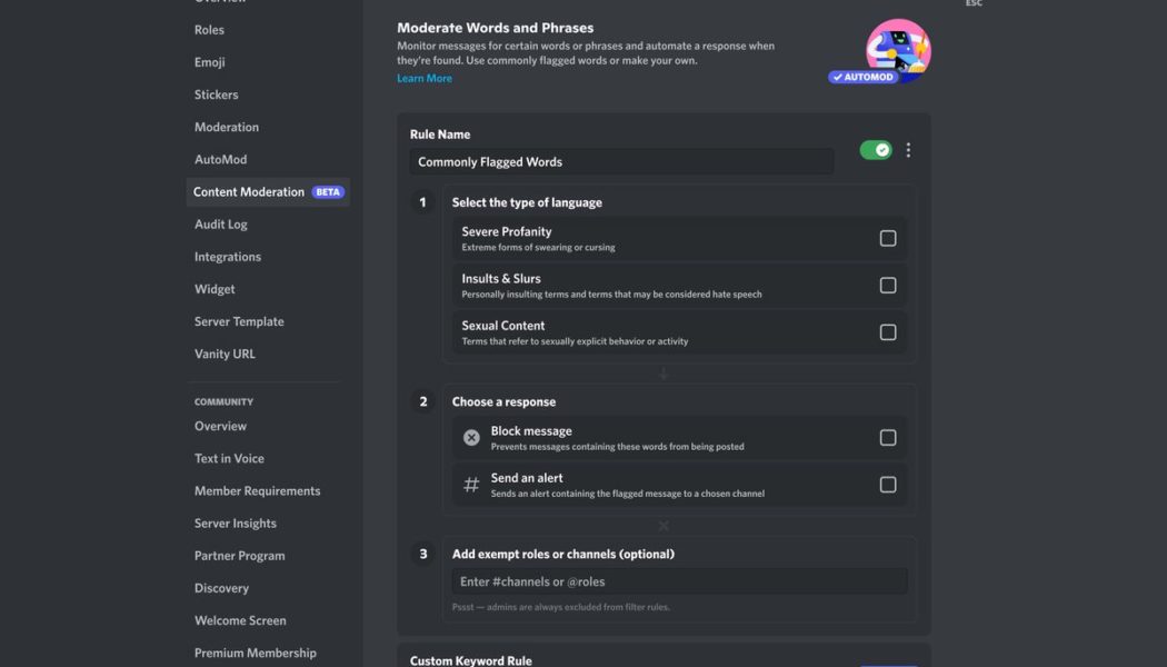 Discord gets autonomous moderation tool to fight spam and slurs