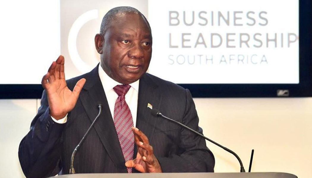 Dropping Fossil Fuels a “Great Threat to Africa”, Ramaphosa Says