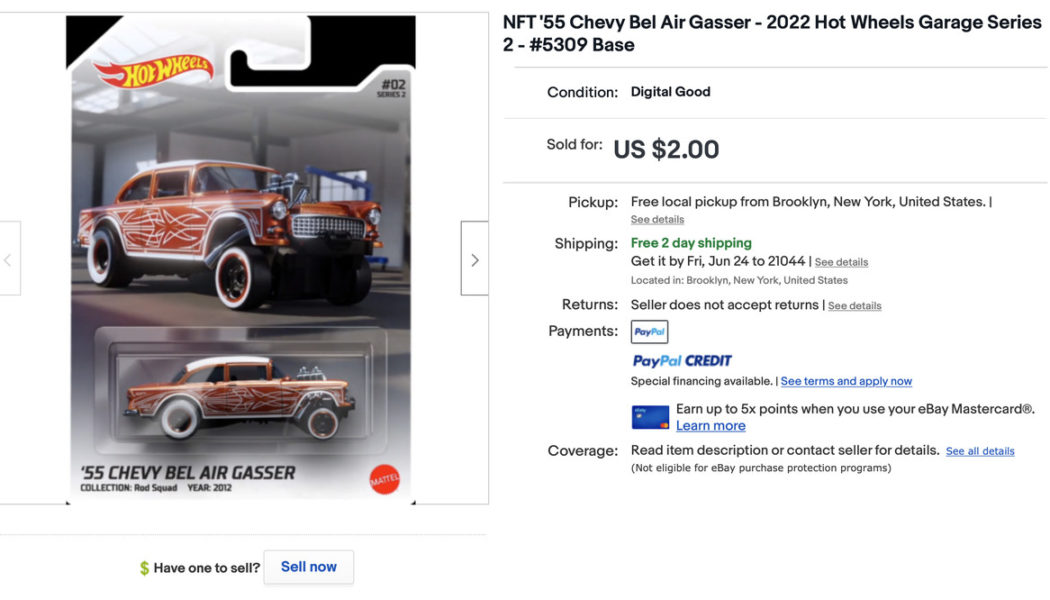 eBay now has an established NFT marketplace at its bidding