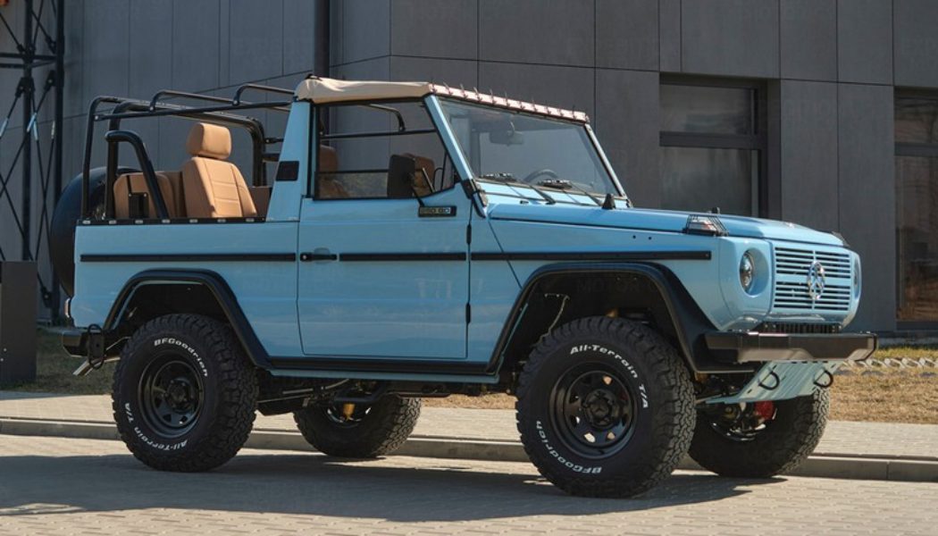 EMC Pours 1,400 Hours of Work Into Its Latest Gulf Blue 1991 G-Wagon Resto-Mod